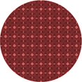 thumbnail image 1 of Ahgly Company Tapis Rond Lavable en Machine Intérieur Transitionnel Rouge Canneberge, 3 Pieds Rond, 1 of 7