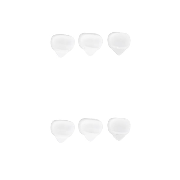 Wosthever 3 pastillas para guitarra, equipo musical, accesorio de entrenamiento, superficie lisa multicolor de larga duración para Blanco 2piezas