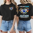 thumbnail image 5 of CHENge Autism Awareness Shirt Women Autism Acceptance Mom Shirts Graphic Mental Health T-Shirt Inspirational Short Sleeve Top, 5 of 6