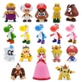 thumbnail image 2 of Figuras de acción de la serie Super Mary, juguetes Q, Wario, princesa Peach, Toad, Donkey Kong, Bowser, Koopa, Troopa, modelo de anime, regalos de cumpleaños para niños, 2 of 4
