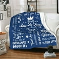 thumbnail image 4 of Son in Law Gifts, Gifts for Son in Law, Son in Law Gifts from Mother/Father in Law, Son-in-Law Birthday Gifts, Best Gift Ideas for Son in Law Throw Blanket 60"x50", 4 of 6