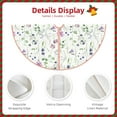 thumbnail image 3 of Sikiie Watercolor Wildflower Christmas Tree Skirt, Christmas Tree Decorations, Christmas Decor, Tree Mat Decoration(30-48IN)-30", 3 of 6
