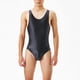thumbnail image 1 of Men's Stylish Sleeveless Jumpsuit with Glossy Finish and Underwear Design, 1 of 4