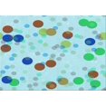 thumbnail image 1 of Ahgly Company Machine Washable Indoor Rectangle Transitional Blue Hosta Blue Area Rugs, 3' x 5', 1 of 7