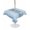 Blue, variant on Outdoor Tablecloth with Umbrella Hole for Patio/Picnic/Party/Camping, Coastal Blue Striped Waterproof Table Cloth Square Cover Washable, Ocean Sea Summer Starfish Coral Shells (54"x 54")
