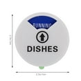 thumbnail image 3 of KAKOWELY Dishwasher Magnet Sign Indicator Non-Scratching Clean Dirty Indicator Sign,2.76X"X2.76"X0.2", 3 of 4