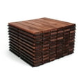 thumbnail image 5 of 3rd Street Inn Interlocking Deck Tiles - Oiled Acacia Finish - Straight, 10-Pack, 5 of 7