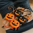 thumbnail image 6 of Halloween Pumpkin Crossbody Bag, Pu Leather Novelty Ghost Purse Cute Spooky Season Gothic Shoulder Bag for Women Men, 6 of 11
