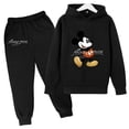 thumbnail image 2 of Conjunto de sudadera y pantalones de manga larga para niñas y niños de Disney Mickey Mouse, traje informal de dibujos animados del Pato Donald, primavera de 4 a 14 años, 2 of 5