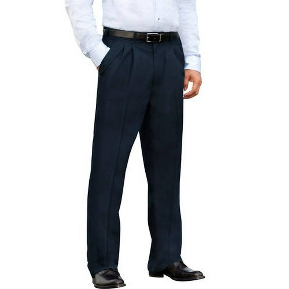 Mens Pleat Front Khaki Pant