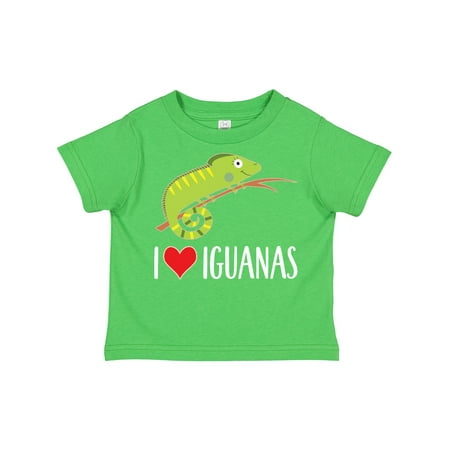 

Inktastic I Love Iguanas Gift Toddler Boy or Toddler Girl T-Shirt