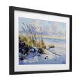 thumbnail image 2 of Stupell Industries Coastal Grassy Sand Dunes Beach Black Framed Print Under Glass, 20 x 14, by Gina Kelly, 2 of 8