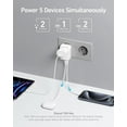 thumbnail image 5 of European Travel Plug Adapter USB C 15W,Anker International Power Plug with 2 AC Outlets, 2 USB C, and 1 USB A Port, Ideal for iPhone15, iPad Air, and More, Compact for Travel, Cruise (TUV Listed), 5 of 6