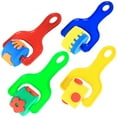 thumbnail image 1 of 4Pcs Paint Rollers For Kids Various Shapes Plastic EVA Art Classes DIY Projects, 1 of 9
