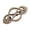Light Coffee 1pc, variant on 1/4Pcs Vintage French Hair Barrette Matte Finish Hair Clips Cross-Shaped Design Hair Styling Tool Hair Accessories