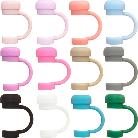 25Pcs Pikachu Straw Cover Cap for Stanley Cup 40oz/30oz Tumbler, 10mm Reusable Cute Drinking Straw Topper Accessories, Portable Protector Plugs Decorations Gifts for Kids Party Favors