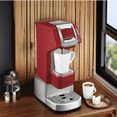 thumbnail image 3 of Single-Serve Coffee Maker Compatible with Pod Packs and Grounds, 1 Cup, Red, 3 of 5