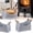Grey, variant on Home Textile Storage,Firewood Bag Extra Thick | Firewood Basket Foldable With Reinforced Wooden Handles | Storage Basket For Wood Newspaper Or Firewood Including Work Gloves