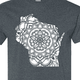 thumbnail image 4 of Inktastic Wisconsin Silhouette Mandala T-Shirt, 4 of 5