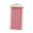 thumbnail image 3 of Casa de muñecas Puerta antigua europea, muebles de casa de muñecas, puerta de hadas en miniatura de casa de muñecas, mini puerta de madera 1:12 para, 3 of 9