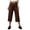 Coffee #1, variant on WULMLEO Capri Pants for Women Wide Leg Lounge Yoga Cropped Pants Summer Casual Loose Capris with Pockets Gray S