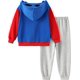 thumbnail image 2 of Conjunto deportivo Marvel Capitán América 2 piezas gris para niños de 2 años, 2 of 6
