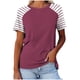 thumbnail image 2 of Fiudx Ofertas Flash Del Día Camisa de Manga Corta para Mujer con Camiseta Informal con Botones Estampados a Cuadros, 2 of 3