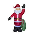 thumbnail image 4 of segolike Christmas Inflatable Santa Claus Decoration Large Inflatable Figure with Lights Xmas Decor for Backyard Outside Lawn Vacation 2.4m, 4 of 9