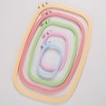thumbnail image 2 of Rectangular  Embroidery  Hoops  Set Candy Color Embroidery Hoops For Diy Embroidery Craft, 2 of 9