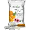 Herbion Naturals Zinc, Echinacea & Vitamin C Lozenges with Natural Orange Flavor - 25 CT – Dietary Supplement – Supports Immune System – Promotes Overall Good Health for Adults and Children 5+