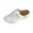 White, variant on PPgejGEK Sandals for Women Women's Fashion Casual Hollow Solid Color Buckle Strap Decoration Closed Toe Sandals Thick Bottom Half Slippers Wedge Heels Backyard BBQ Sandals Hottest Deals