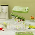 thumbnail image 5 of Storage Box with Tray Press Release 26-Cube Capacity BPA-Free Freezer Container Visible Design Easy Grip Handle, 5 of 8