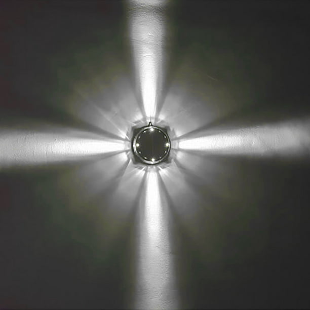 Luz solar de jardín exterior LED subterránea | Lámpara de estaca de tierra resistente al agua IP65 | Acento Solar Pathway Multicolor | Encendido/apagado automático | ABS a prueba de óxido | 12-20hr