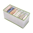 thumbnail image 1 of Awdenio Jeans Clothing Separation Basket Dormitory Wardrobe Drawer Transparent Storage Household Fabric Storage, 1 of 2