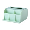 thumbnail image 1 of Cubierta Para Caja Dispensadora De Pañuelos Faciales Con Almacenamiento. Caja De Almacenamiento Multifunción Para Escritorio., 1 of 3