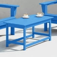 thumbnail image 2 of Westin Outdoor 35" Inch Adirondack Coffee Table for Patio Backyard UV Weather Resistant HDPE Plastic, Pacific Blue, 2 of 5