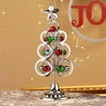 thumbnail image 1 of Tabletop Metal Christmas Decoration Tree Wrought Iron Ornament Display Stand Christmas Ornament 10 Inch Desktop Decorations Mini Xmas Tree 50% off Clearance, 1 of 7