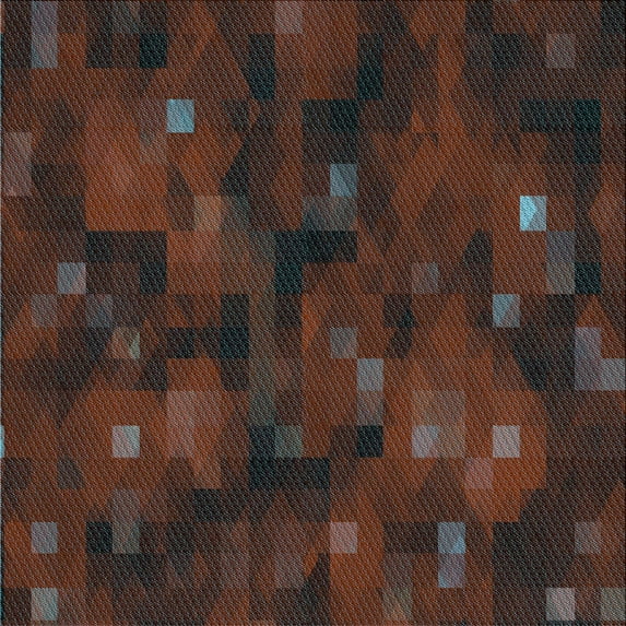 Ahgly Company Machine Washable Indoor Square Transitional Coffee Brown Area Rugs, 6' Square