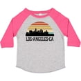 thumbnail image 3 of Inktastic Los Angeles California Skyline Retro Boys or Girls Toddler T-Shirt, 3 of 5