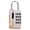 Yellow, variant on Lerpwige Zinc Alloy Combination Padlock Locker Anti-theft Locks Rustproof 5 Colors