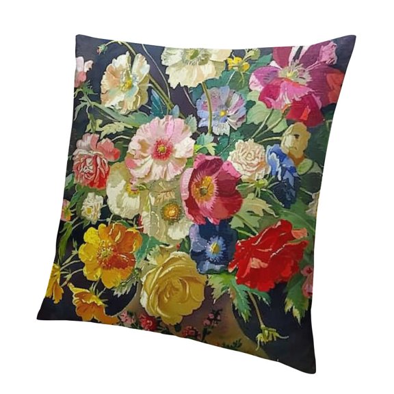 Decorative Pillow Cover Double Sides Flower Pillowcases