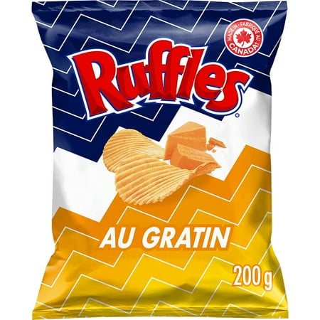 Ruffles Croustilles Saveur Au gratin 200G - Walmart.ca