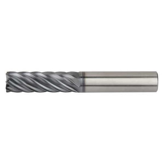 Widia Corner Radius End Mill, 0.5 in, Carbide 7V1E13005BT