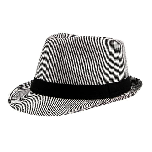 WIZUTIZ Unisex Summer Structured Packable Sun Summer Beach Hat Cuban Hat Black up to 65% Off