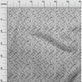 thumbnail image 3 of oneOone Viscose Chiffon Gray Fabric Geometric Sewing Craft Projects Fabric Prints By Yard 42 Inch Wide, 3 of 4