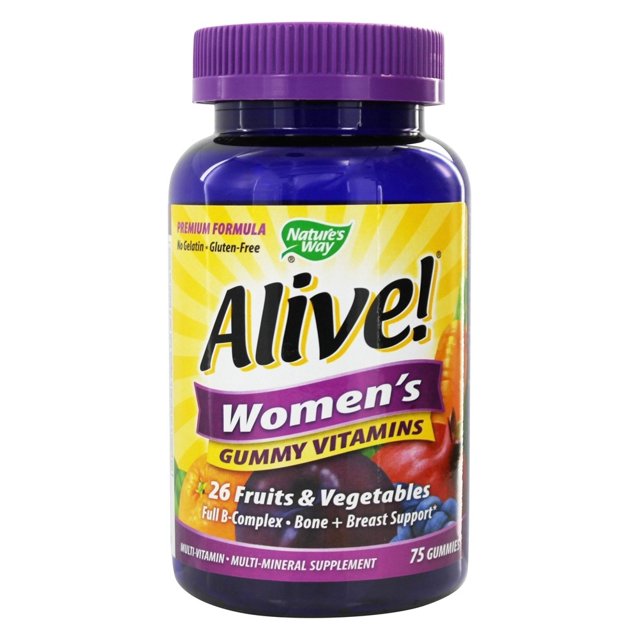 Nature's Way - Alive Gummies pour Femmes - 75 Gummies