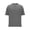 Gray Short Sleeve for Men, variant on Men's Plus Size Short Sleeve Oversized Crew Neck Tee Pull-On Design Versatile Fabric Casual Daily Outdoor Wear Dark Gray S