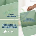 thumbnail image 2 of Set de 8 Cubos Organizadores Grandes de 28 x 28 cm, Caja de Tela Multiusos, Diseño Plegable, Almacenamiento de Objetos, Ideal para Ropa, Juguetes, Usalo en Clóset, Armarios y Estanterías, 2 of 8