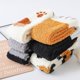 thumbnail image 4 of Women Winter Thicken Fuzzy Fluffy Cozy Warm Slipper Socks Cute for Cat Paw Animal Printed Soft Home Floor Sleeping Stock Yellow, 4 of 4