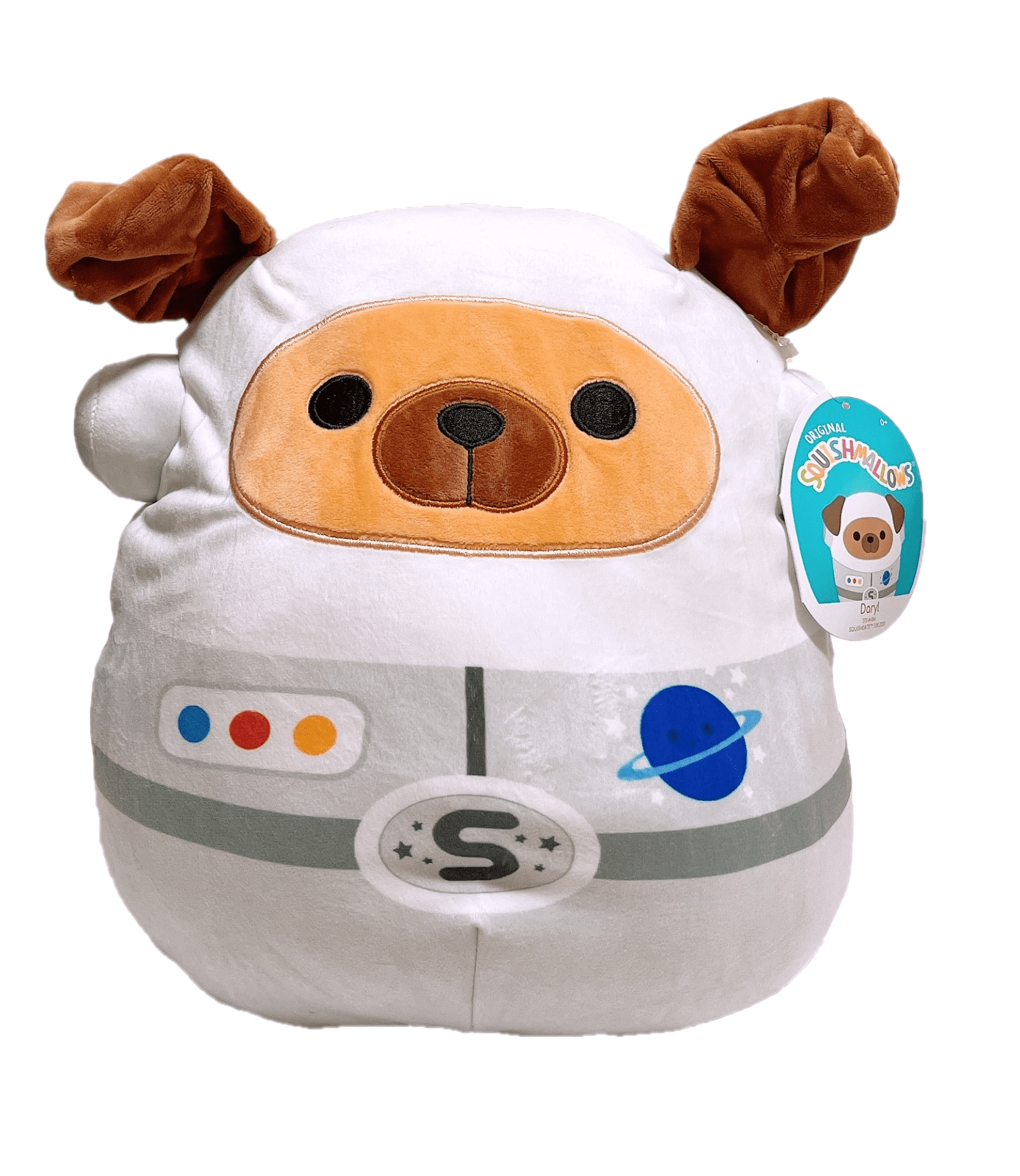 Kellytoy Squishmallows 2020 Heroes 16" Fifi the Firefighter Fox Plush Doll 